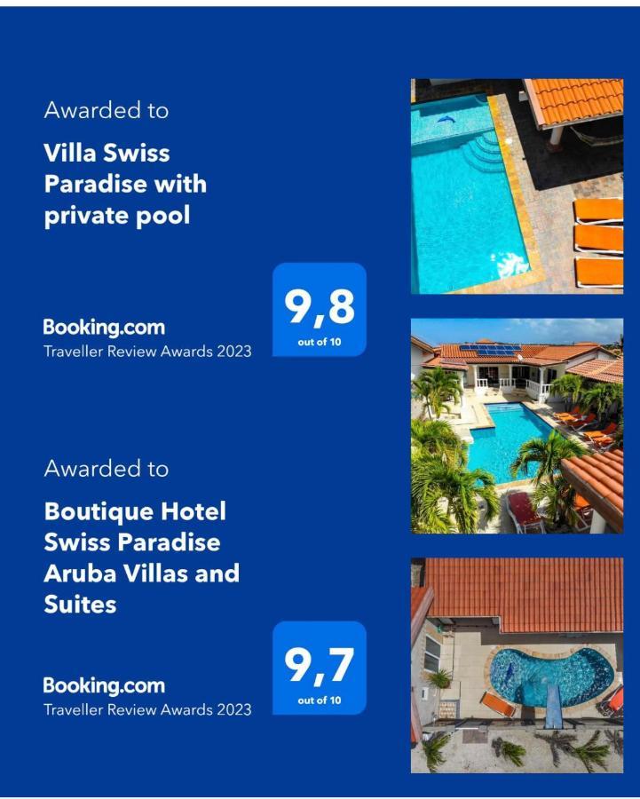Villa Swiss Paradise With Private Pool Palm Beach Bagian luar foto